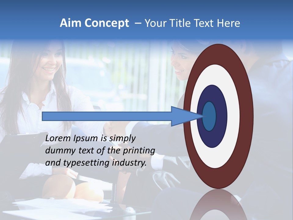 Men Cheerful White PowerPoint Template