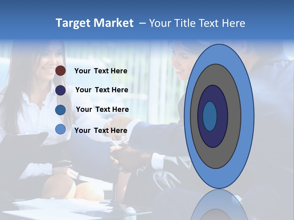 Men Cheerful White PowerPoint Template