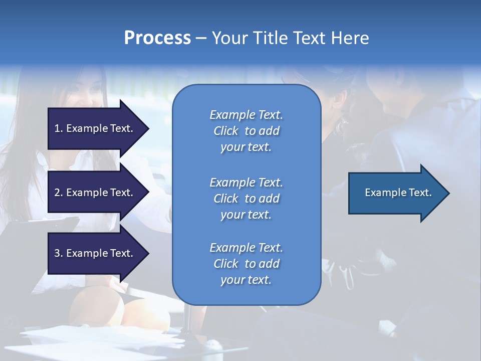 Men Cheerful White PowerPoint Template