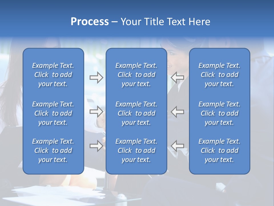 Men Cheerful White PowerPoint Template
