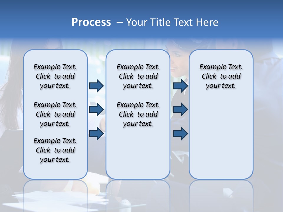 Men Cheerful White PowerPoint Template