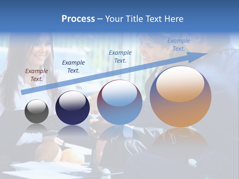 Men Cheerful White PowerPoint Template