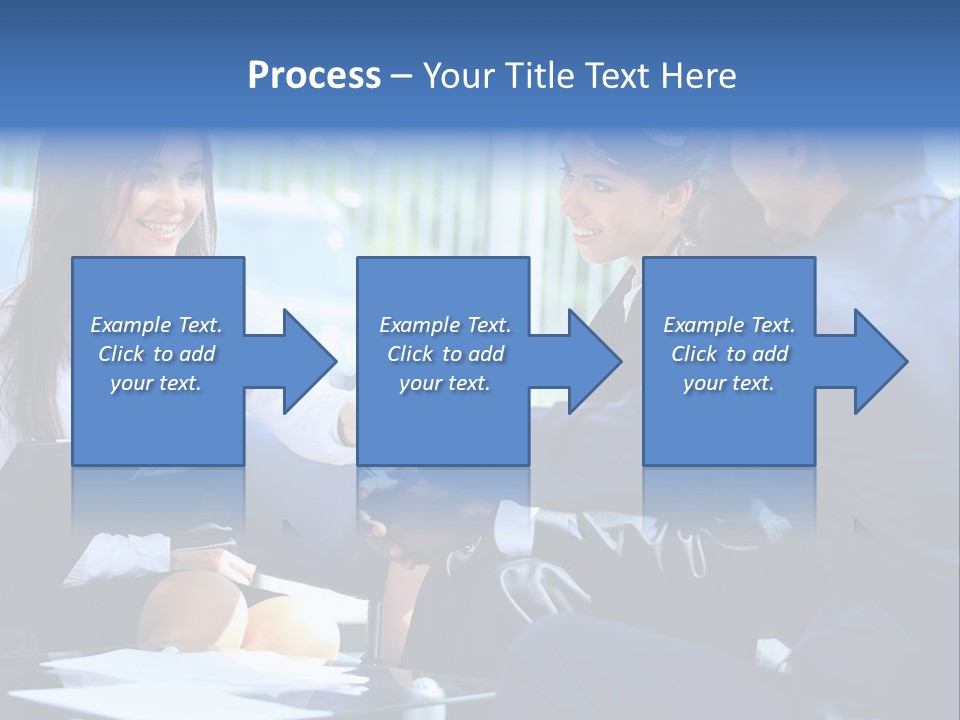Men Cheerful White PowerPoint Template