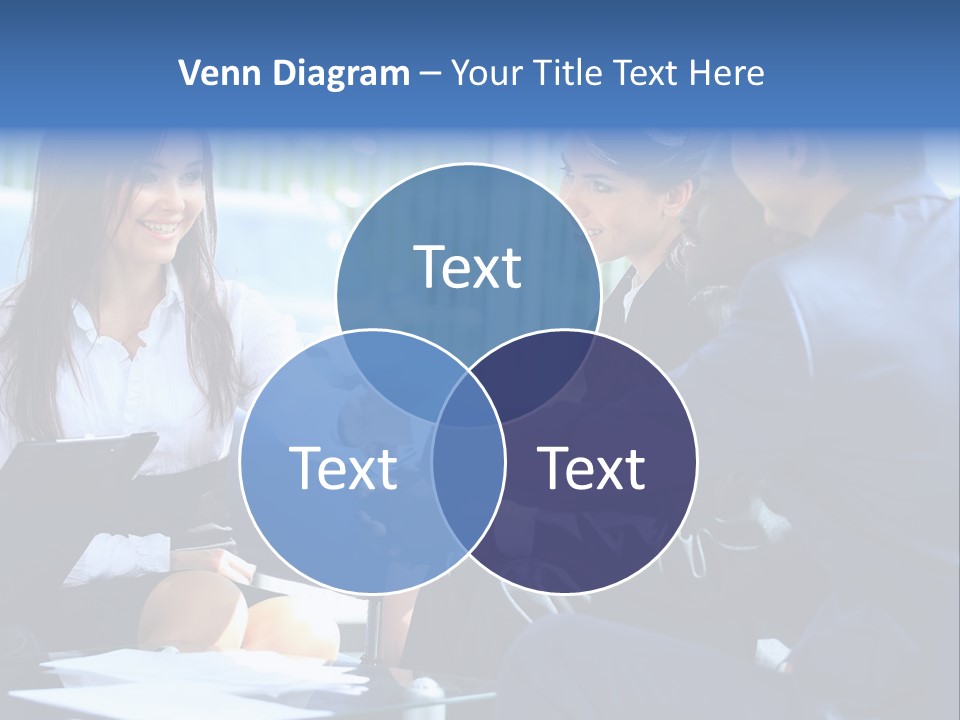 Men Cheerful White PowerPoint Template