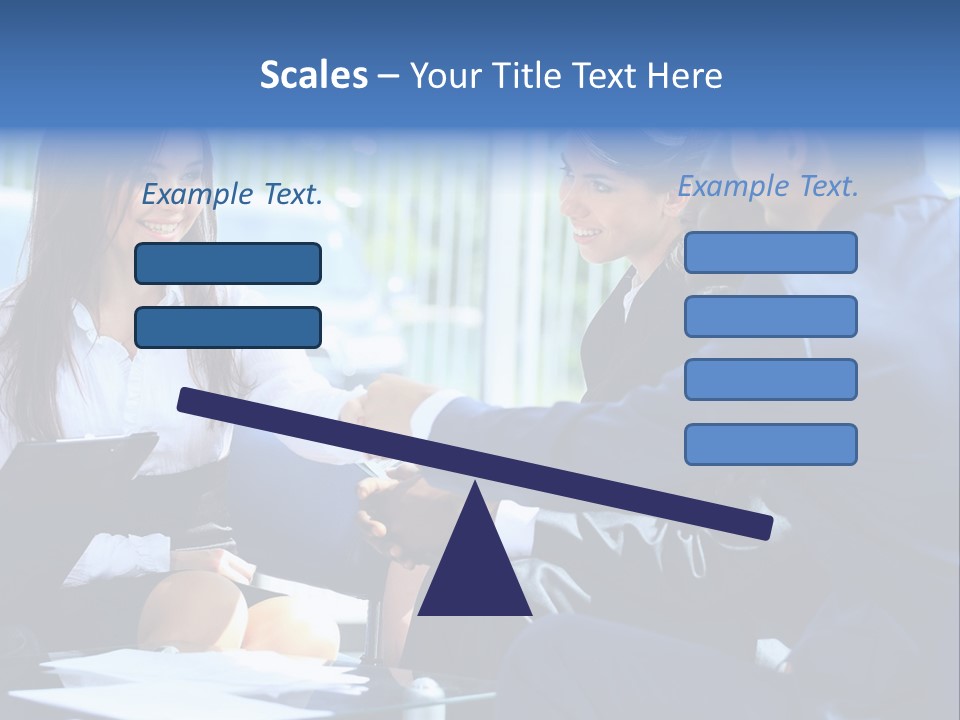 Men Cheerful White PowerPoint Template