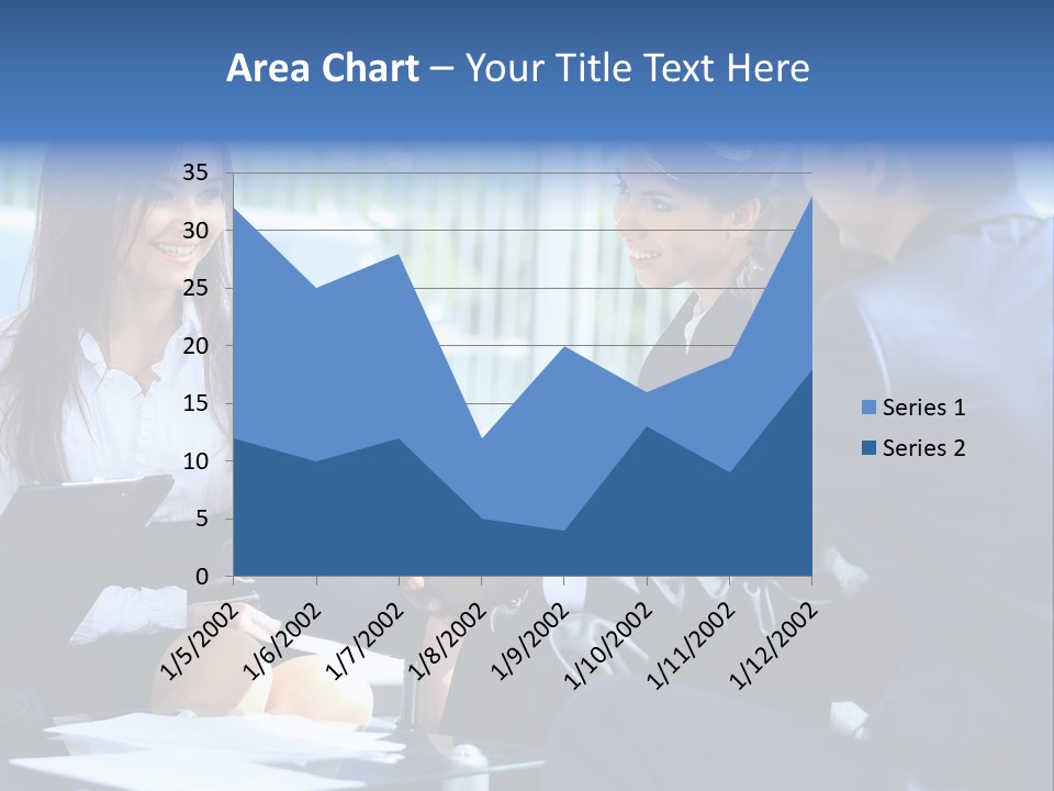 Men Cheerful White PowerPoint Template
