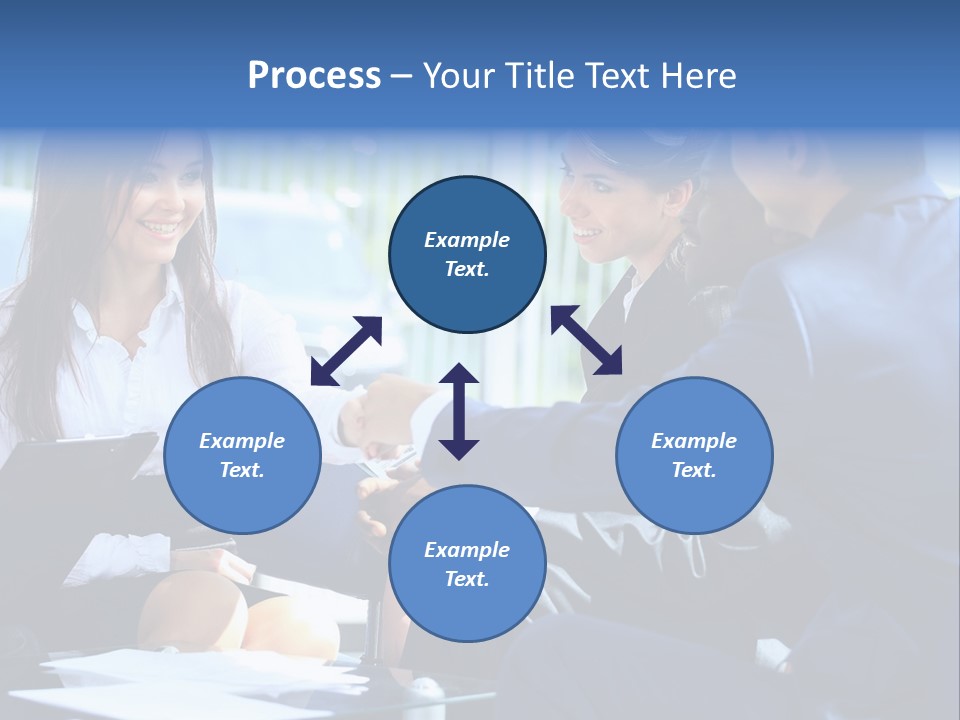 Men Cheerful White PowerPoint Template