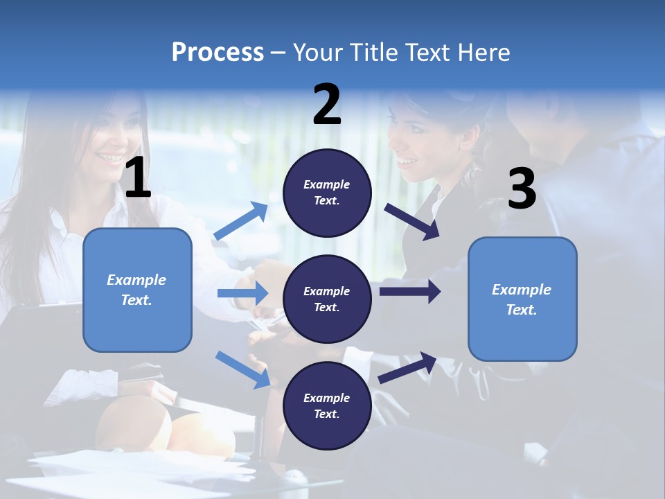 Men Cheerful White PowerPoint Template