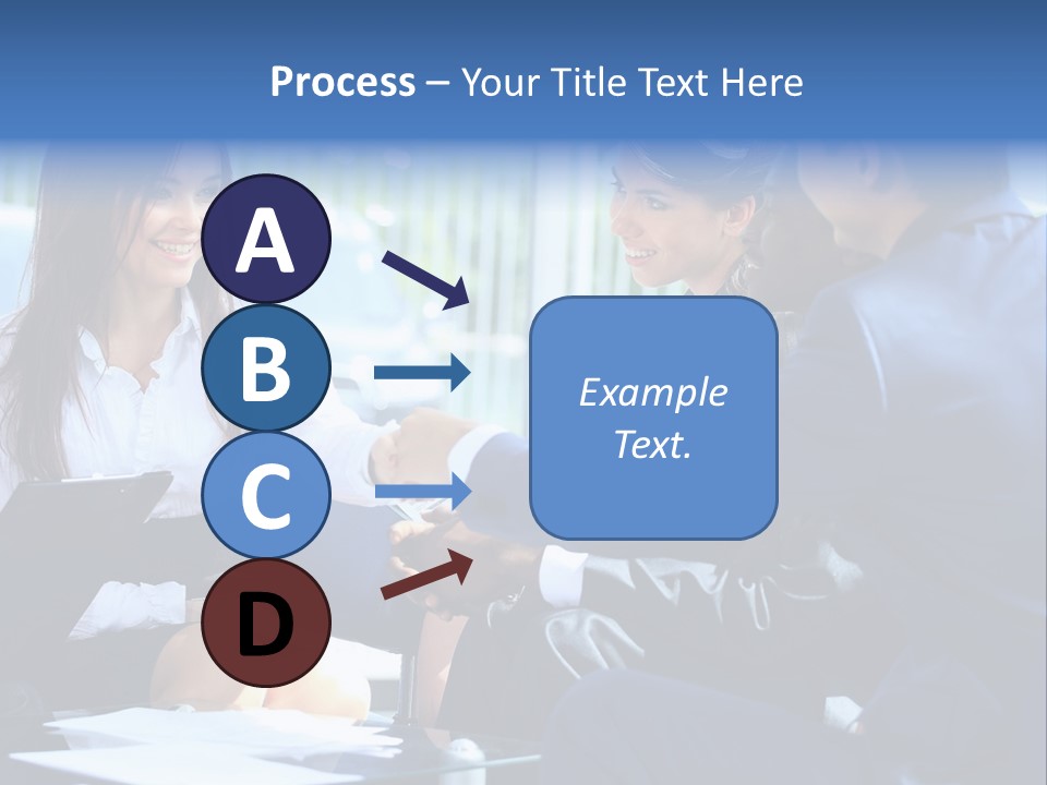 Men Cheerful White PowerPoint Template