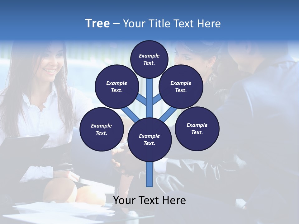 Men Cheerful White PowerPoint Template