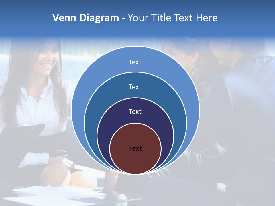 Men Cheerful White PowerPoint Template