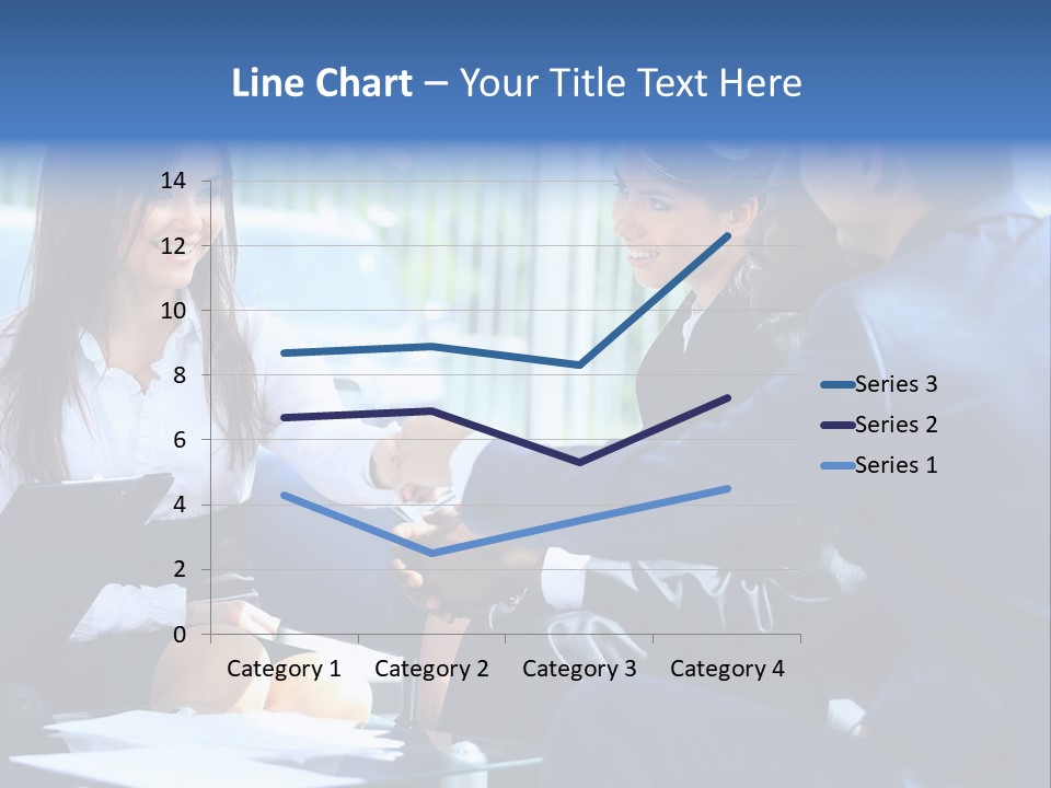 Men Cheerful White PowerPoint Template