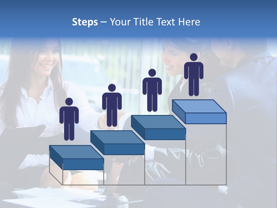 Men Cheerful White PowerPoint Template