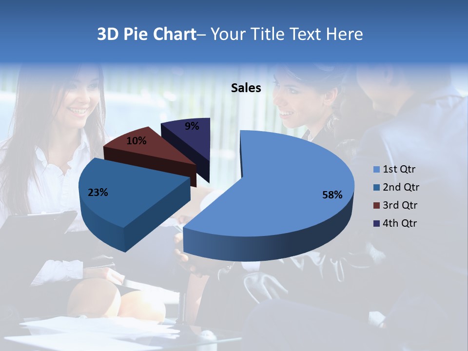 Men Cheerful White PowerPoint Template