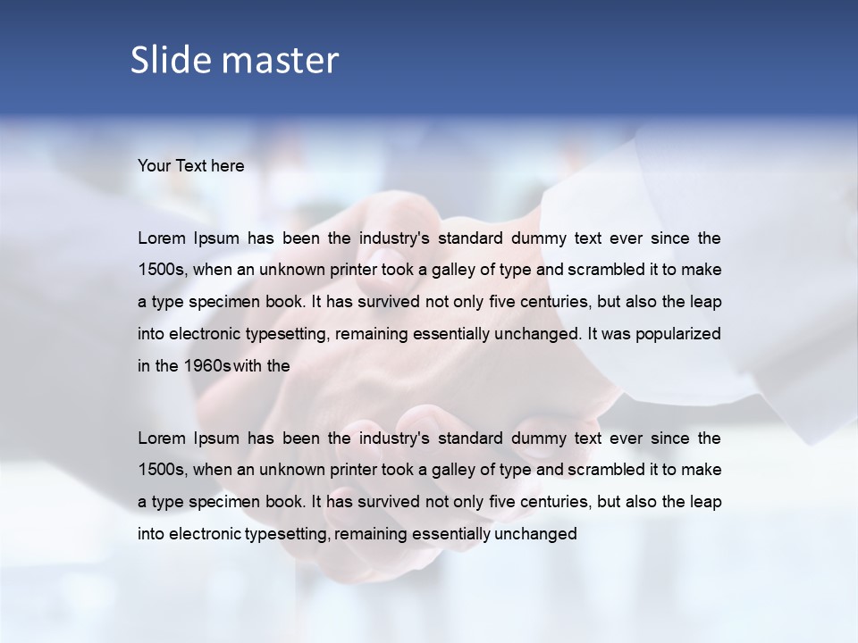 Strength Positive Partnership PowerPoint Template