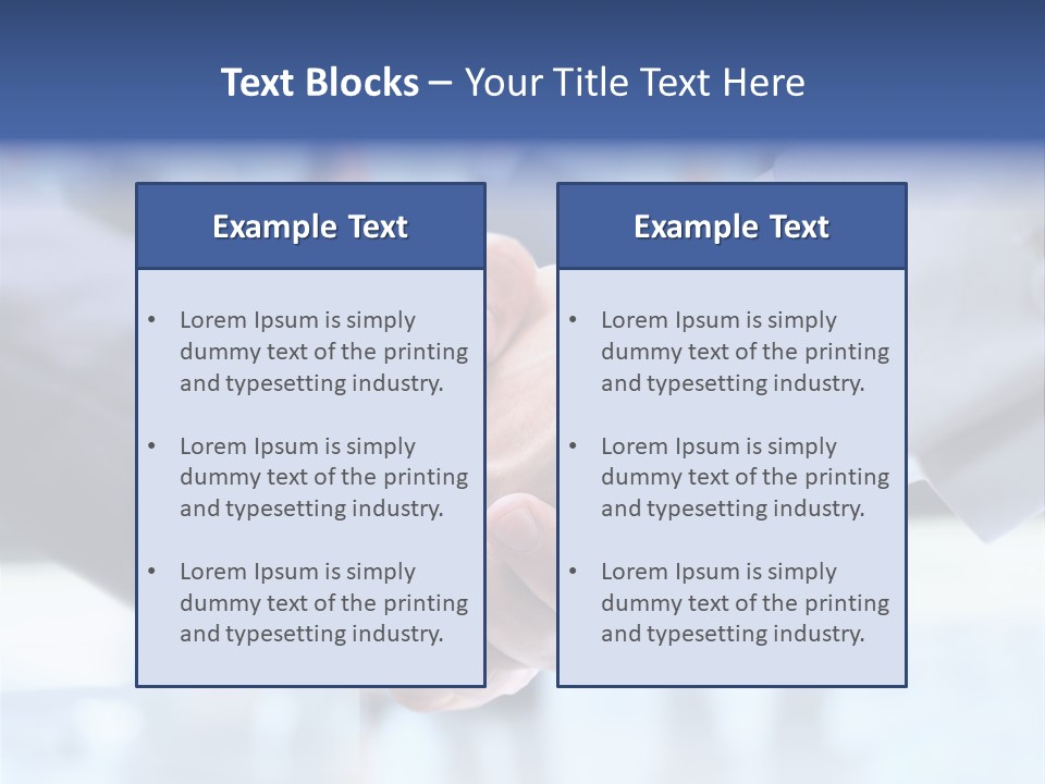 Strength Positive Partnership PowerPoint Template