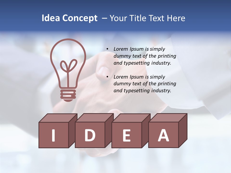 Strength Positive Partnership PowerPoint Template