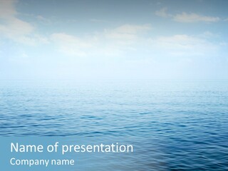 Purity Still Wave PowerPoint Template