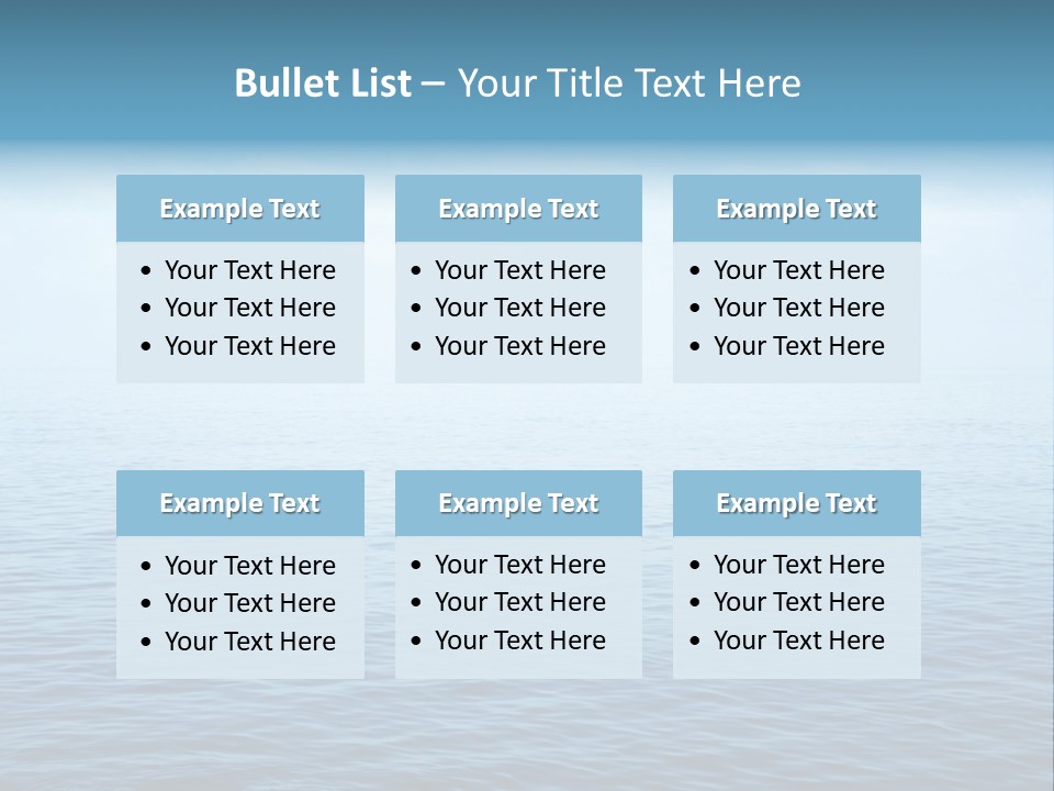 Purity Still Wave PowerPoint Template