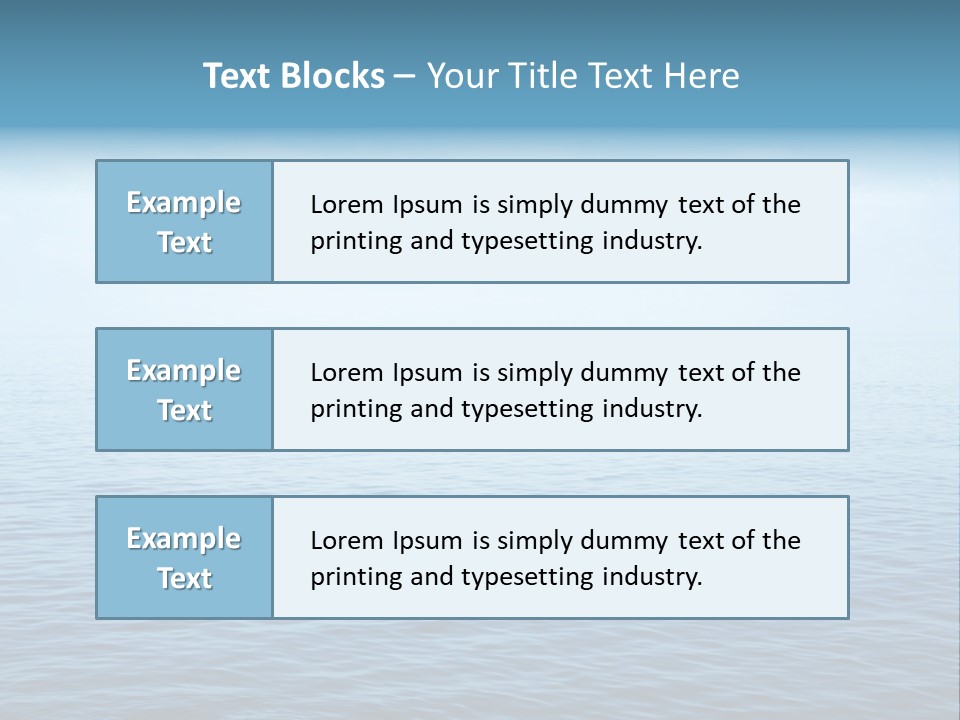 Purity Still Wave PowerPoint Template