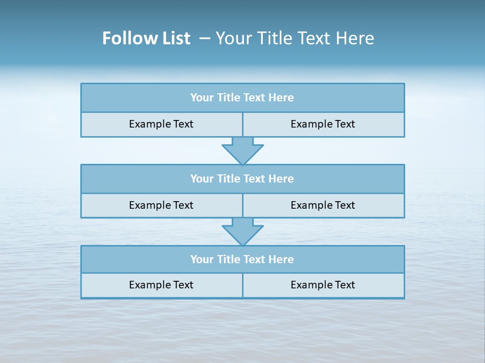 Purity Still Wave PowerPoint Template