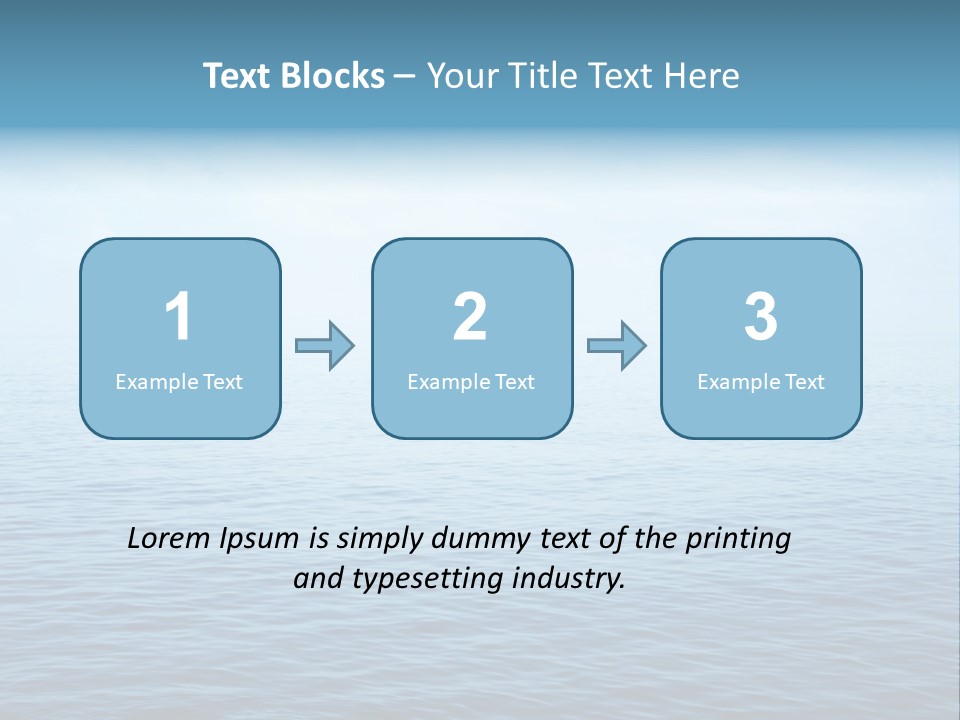 Purity Still Wave PowerPoint Template