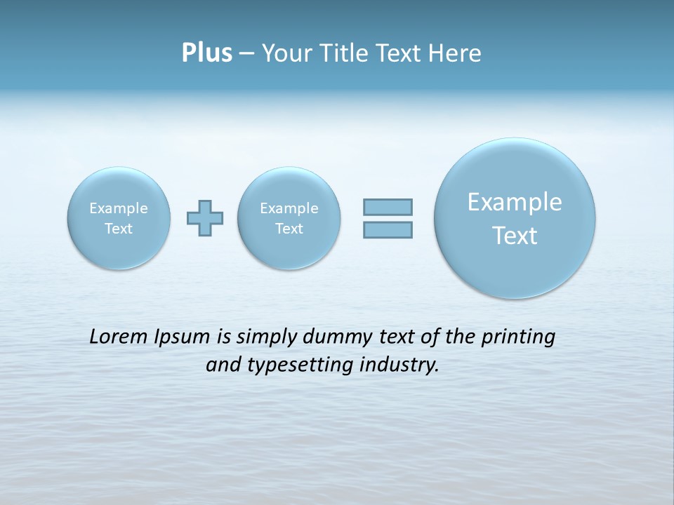 Purity Still Wave PowerPoint Template