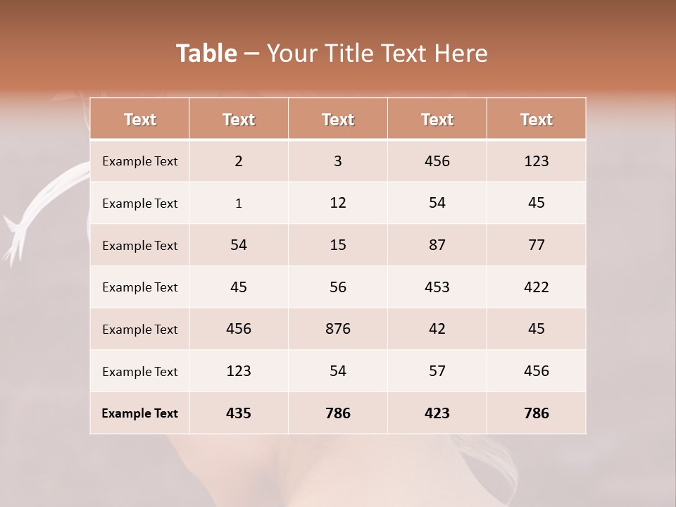 One White Wedding PowerPoint Template