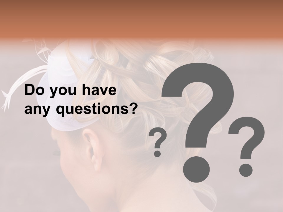 One White Wedding PowerPoint Template