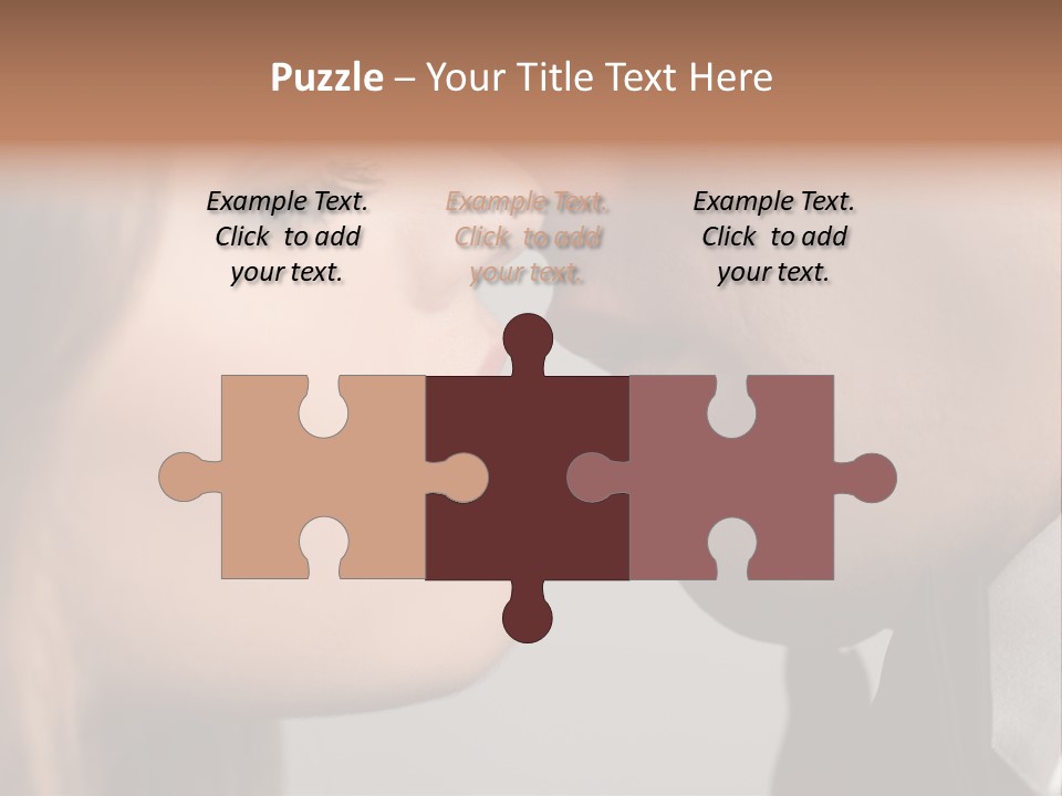 Caucasian Man Valentine PowerPoint Template