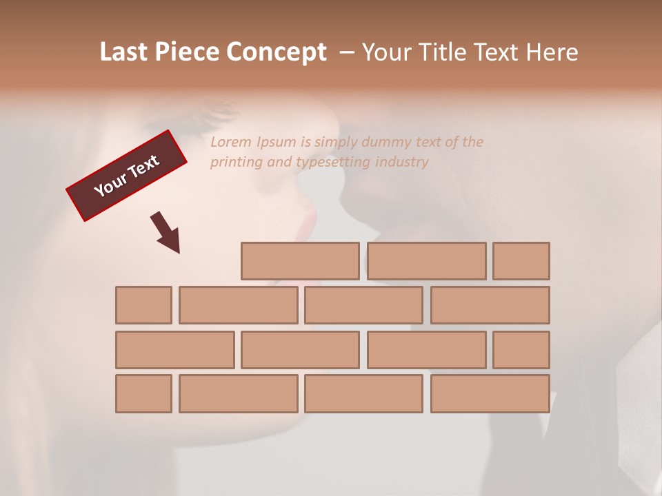 Caucasian Man Valentine PowerPoint Template