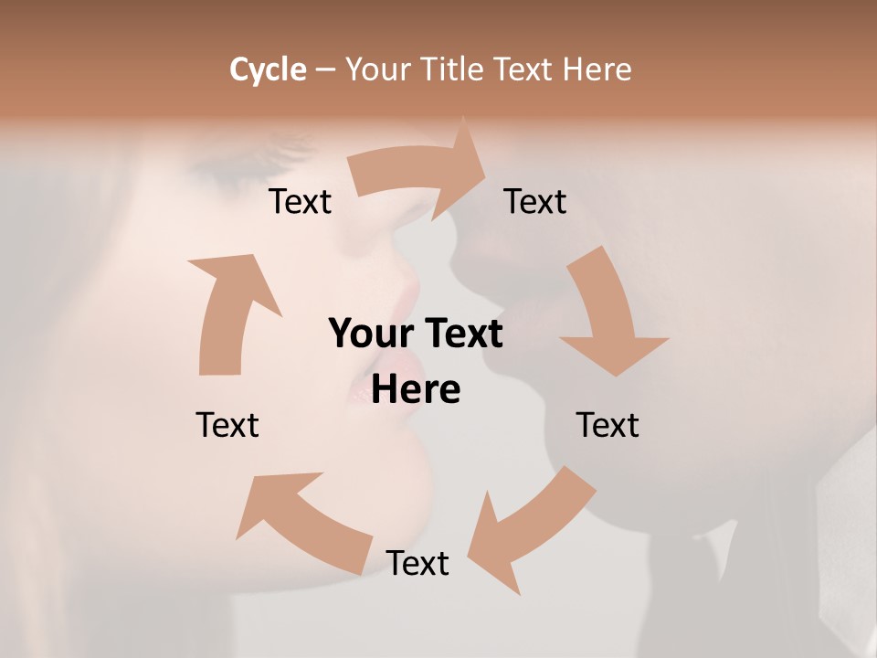 Caucasian Man Valentine PowerPoint Template