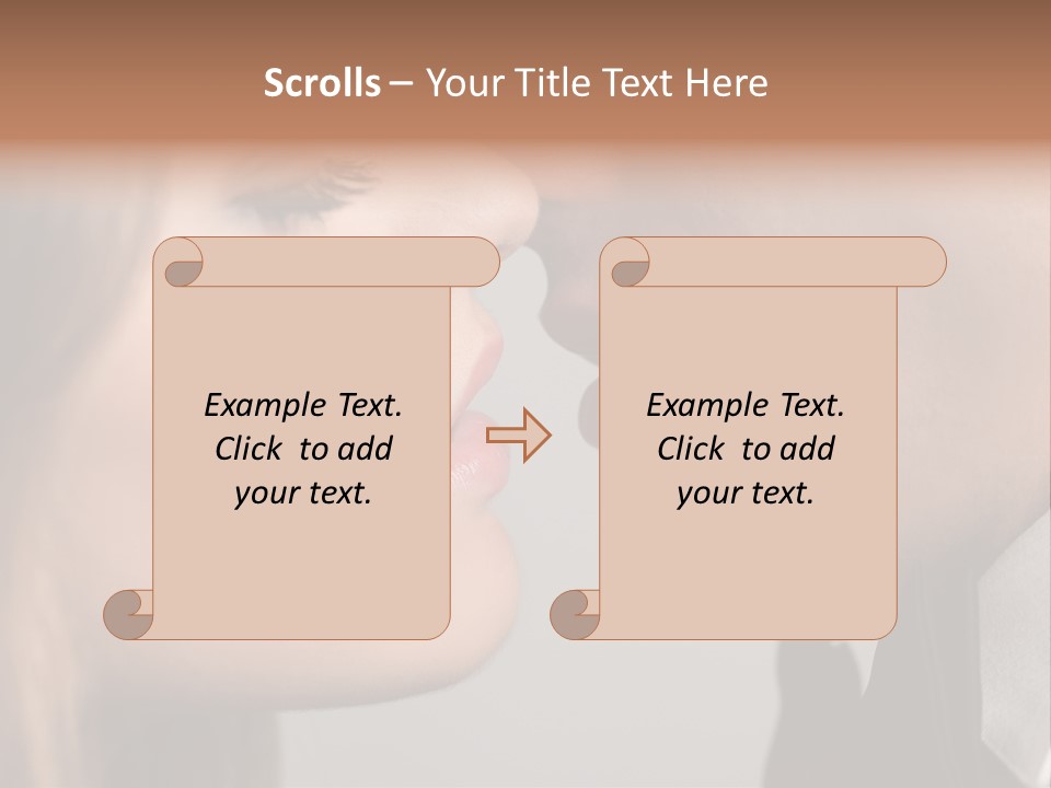 Caucasian Man Valentine PowerPoint Template
