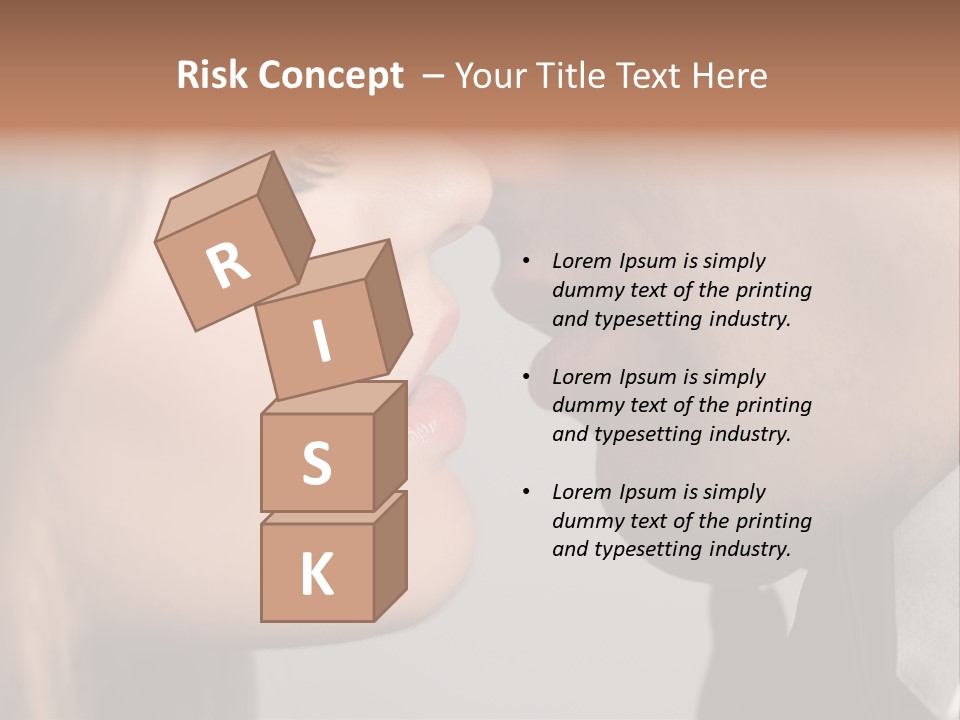 Caucasian Man Valentine PowerPoint Template