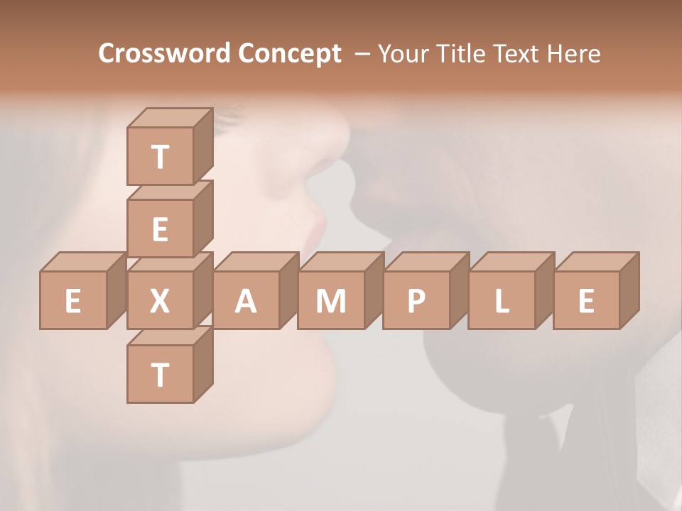 Caucasian Man Valentine PowerPoint Template