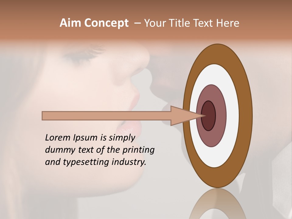 Caucasian Man Valentine PowerPoint Template