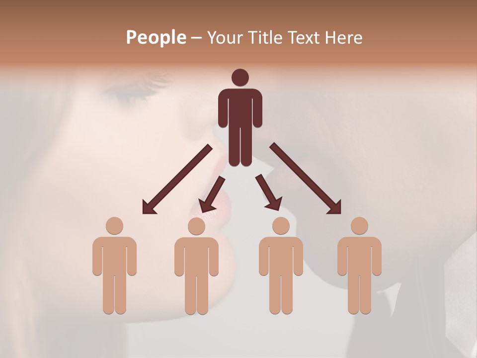 Caucasian Man Valentine PowerPoint Template