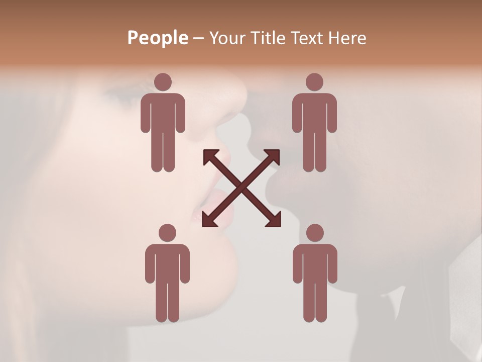 Caucasian Man Valentine PowerPoint Template