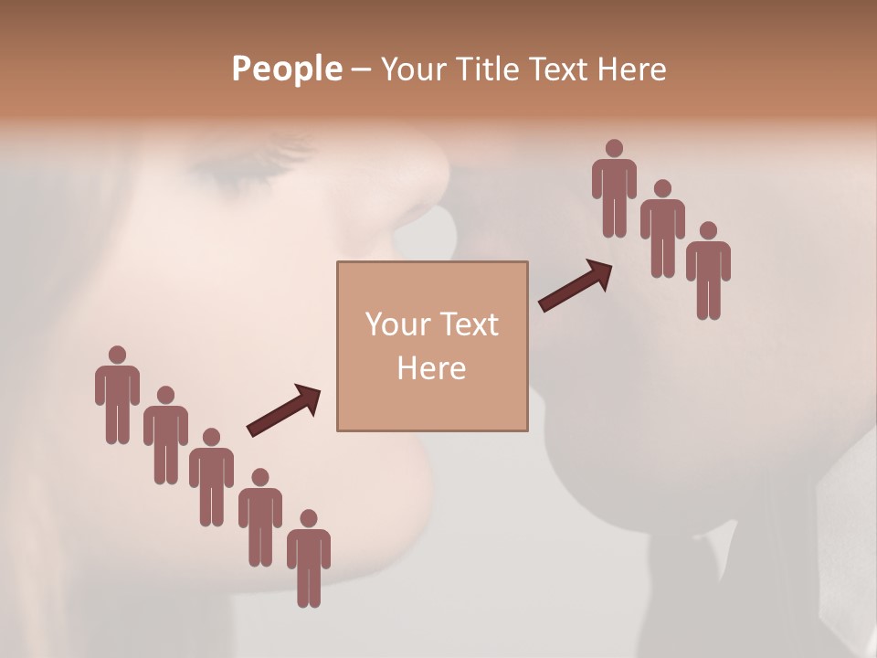 Caucasian Man Valentine PowerPoint Template