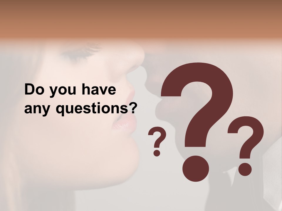 Caucasian Man Valentine PowerPoint Template