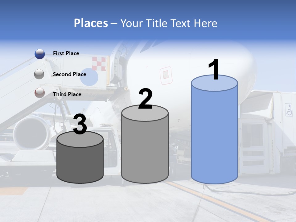 Modern Transportation Airbus PowerPoint Template