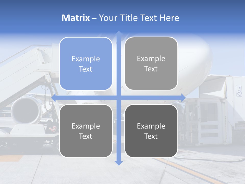Modern Transportation Airbus PowerPoint Template