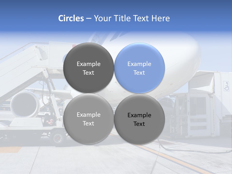 Modern Transportation Airbus PowerPoint Template