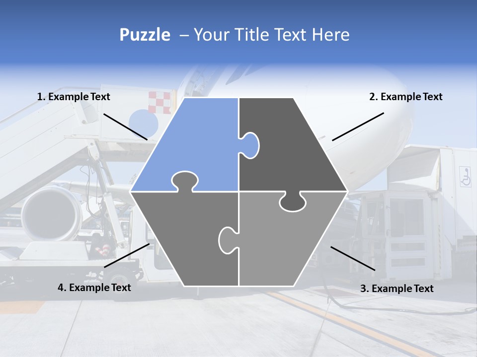 Modern Transportation Airbus PowerPoint Template