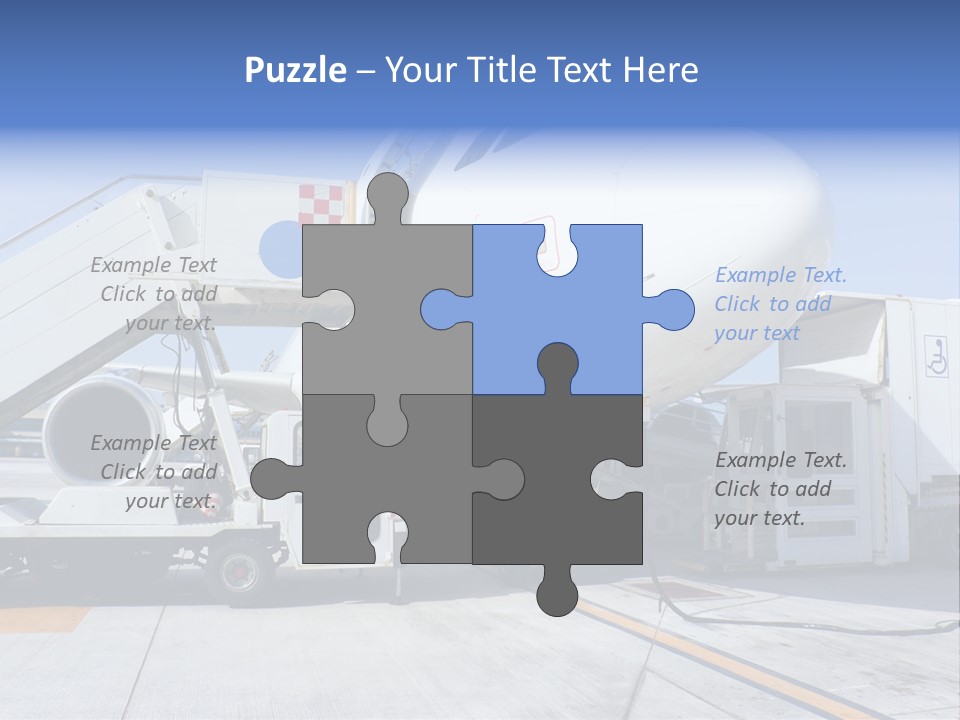 Modern Transportation Airbus PowerPoint Template