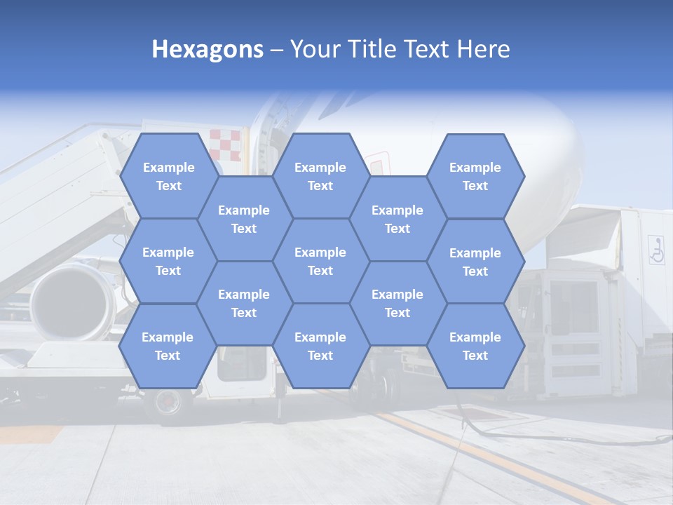 Modern Transportation Airbus PowerPoint Template