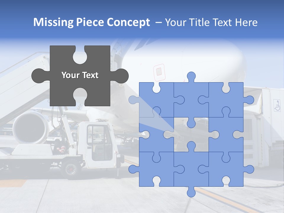 Modern Transportation Airbus PowerPoint Template