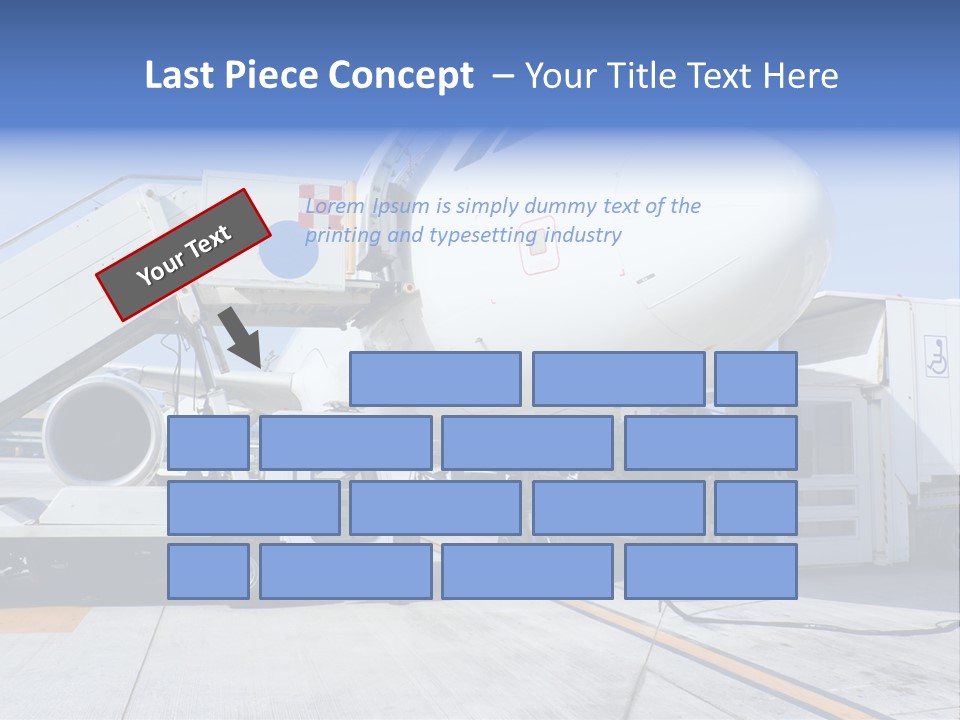 Modern Transportation Airbus PowerPoint Template