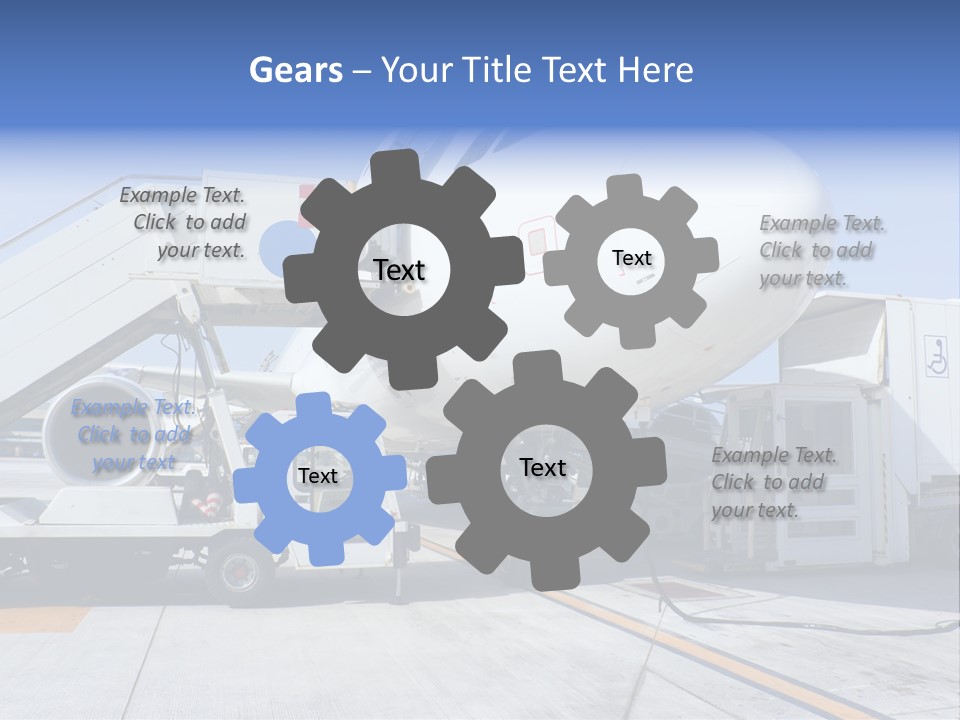 Modern Transportation Airbus PowerPoint Template