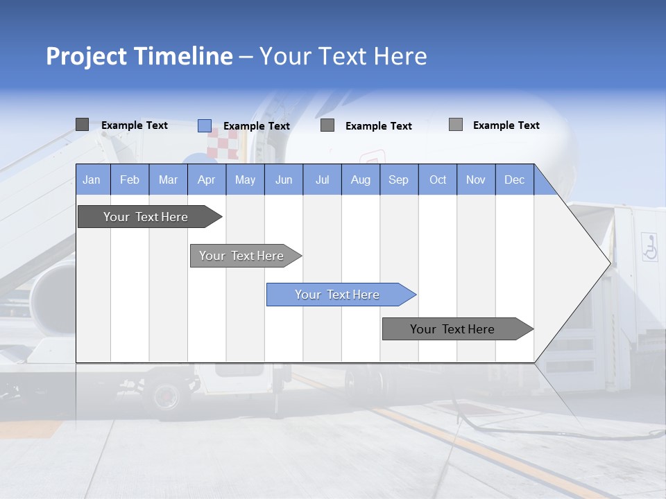 Modern Transportation Airbus PowerPoint Template